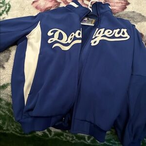 Majestic Performance Blue Jacket with White Accents